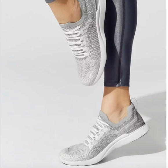 APL Shoes - APL TechLoom Breeze Sneaker Metallic Silver NIB